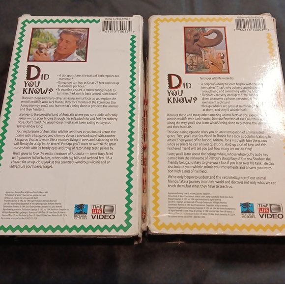 2 Zoo Life VHS Tapes - Picture 2 of 10